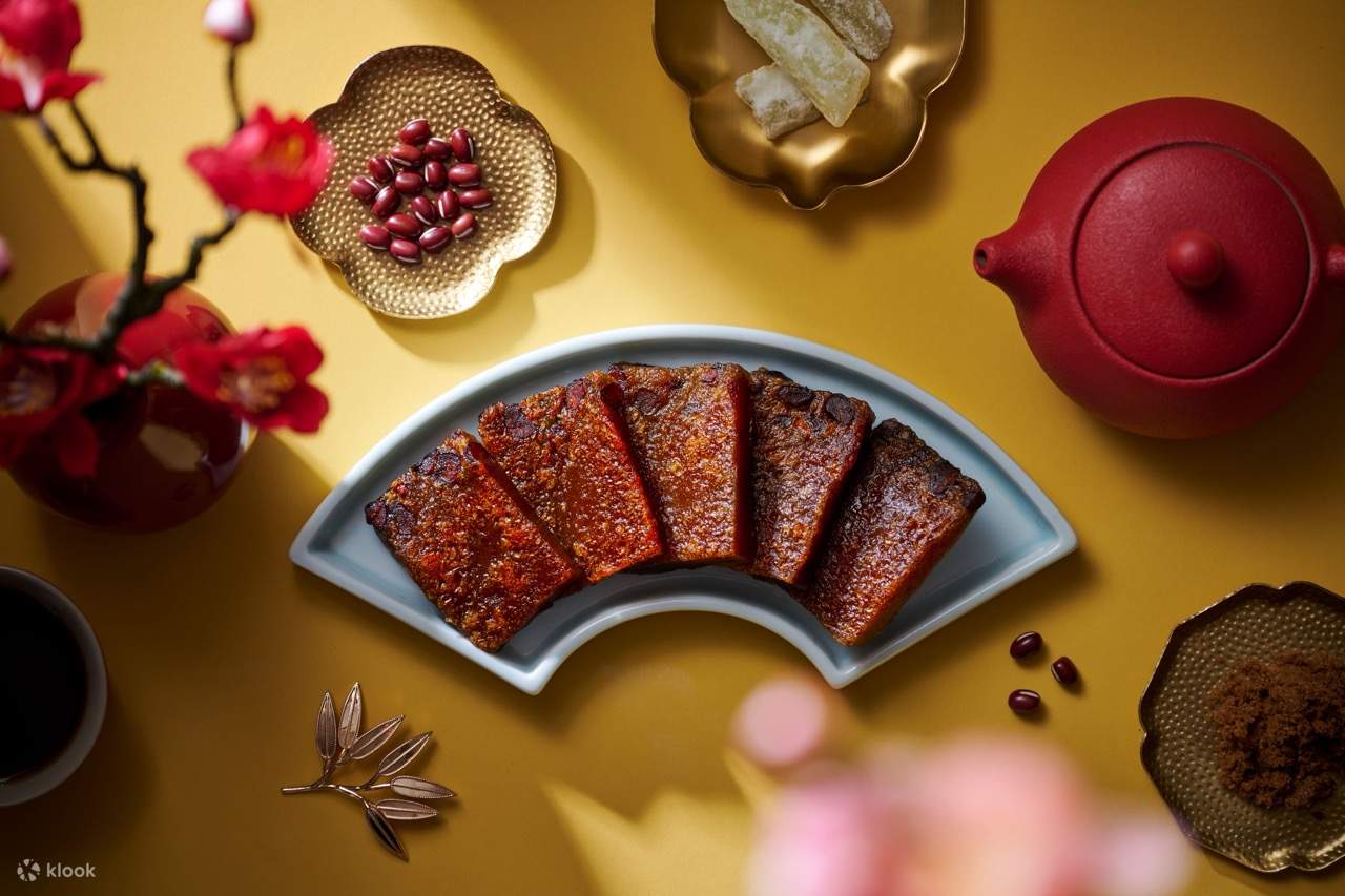 Buatan Sendiri | Puding Tradisional Tahun Baru Cina dengan Gula Merah Okinawa, Kacang Merah, dan Santan